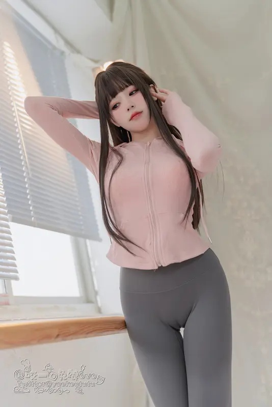 咬一口兔娘(黏黏团子兔) – NO.014 瑜伽私教课 11
